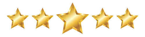 5 golden stars